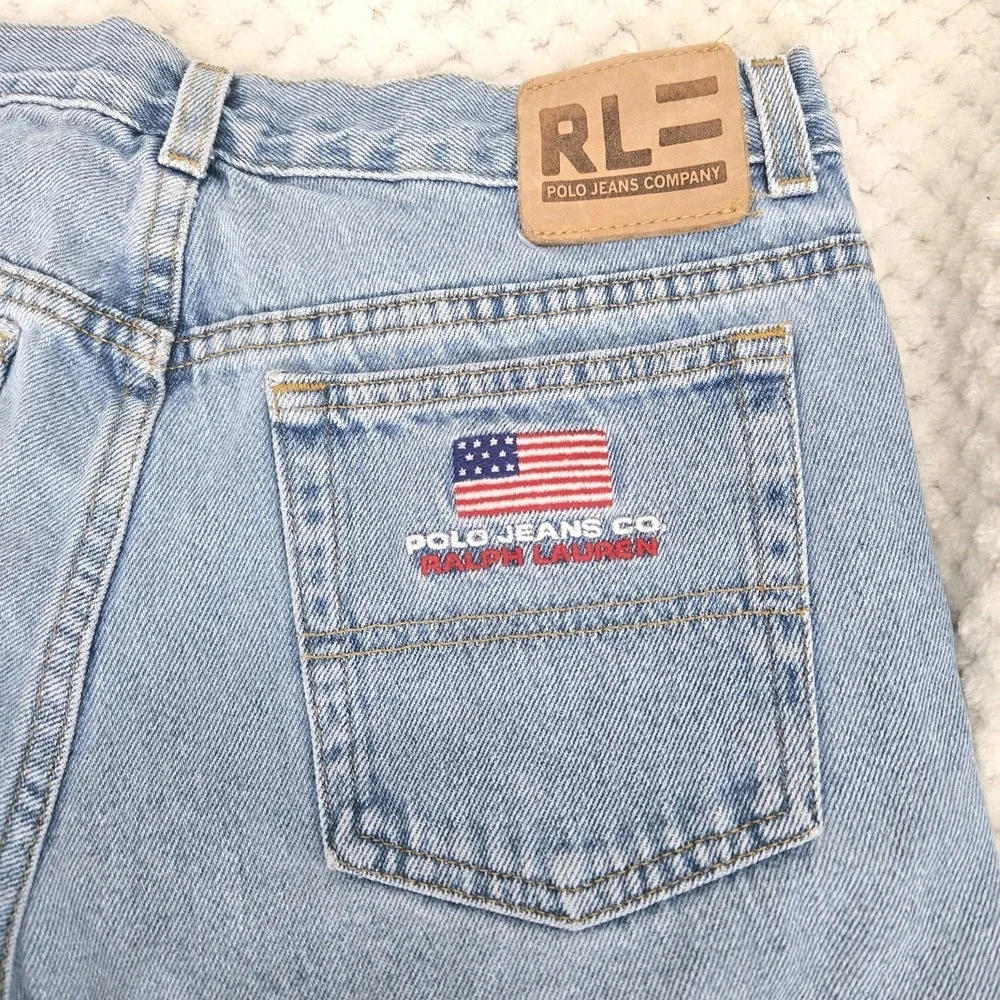 Polo‎ Jeans Co. Ralph Lauren Jeans Boys Size 16 Blue Denim Straight Leg Vintage